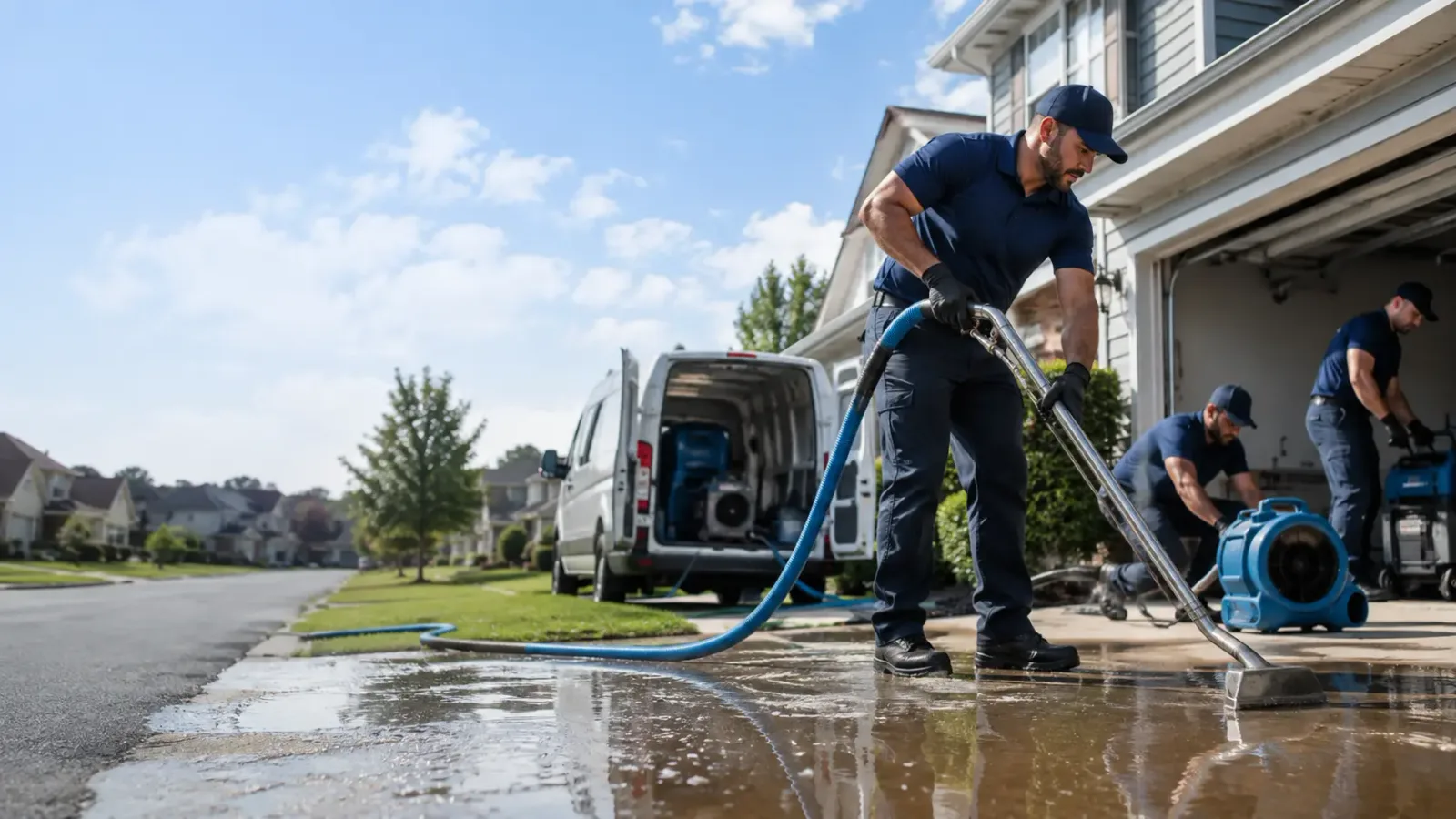 Flood Damage Restoration in Everest, KS